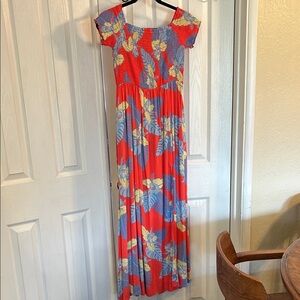 Lulus tropical print dress size M